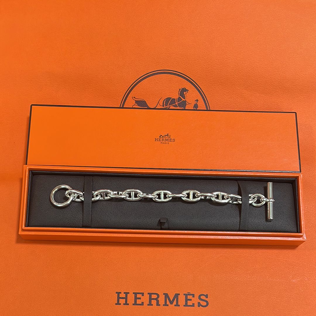 Hermes Chaine D'ancre GM Bracelet "Silver"