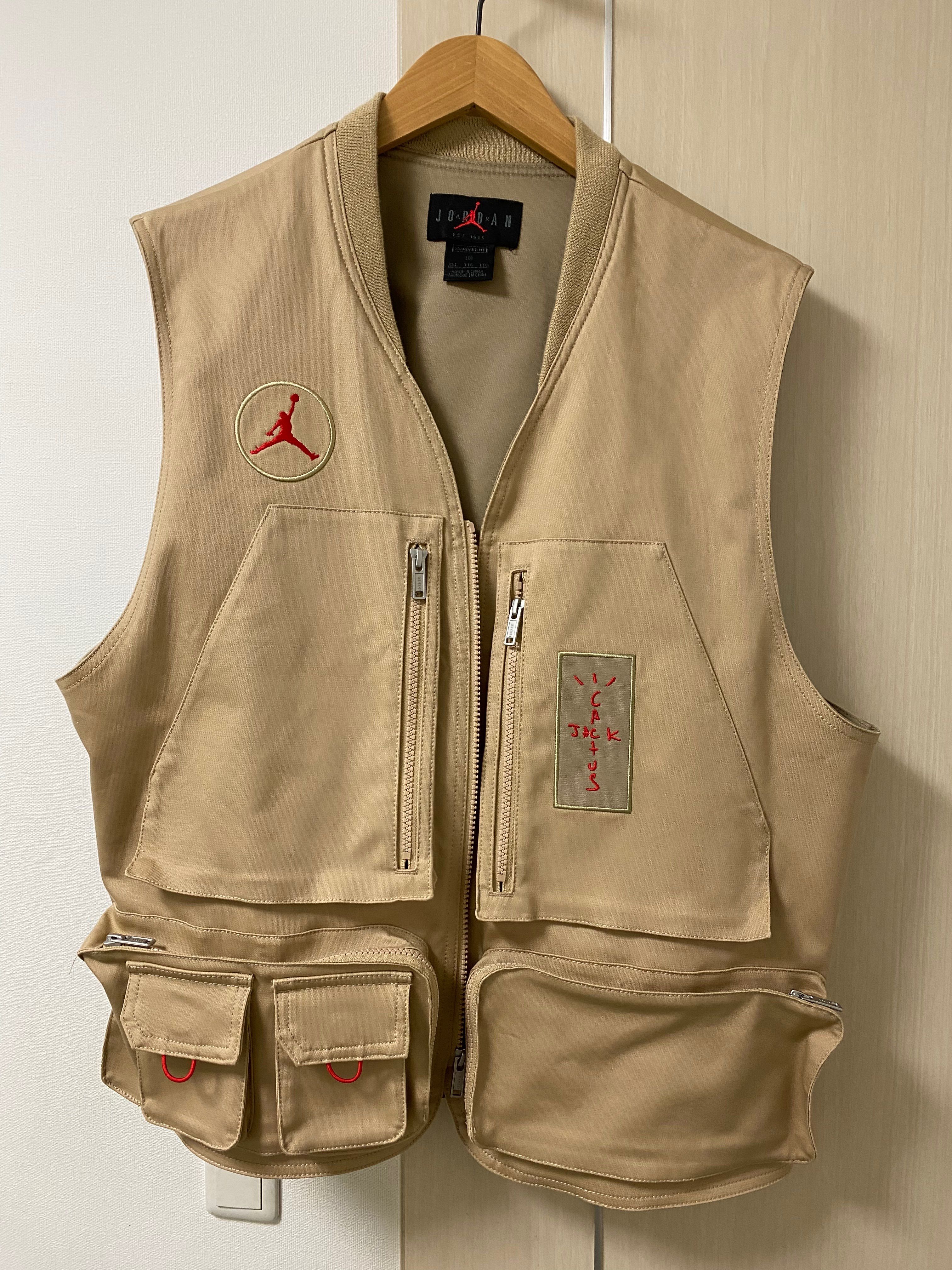 Air Jordan x Travis Cactus Jack Utility Vest "Khaki Desert"