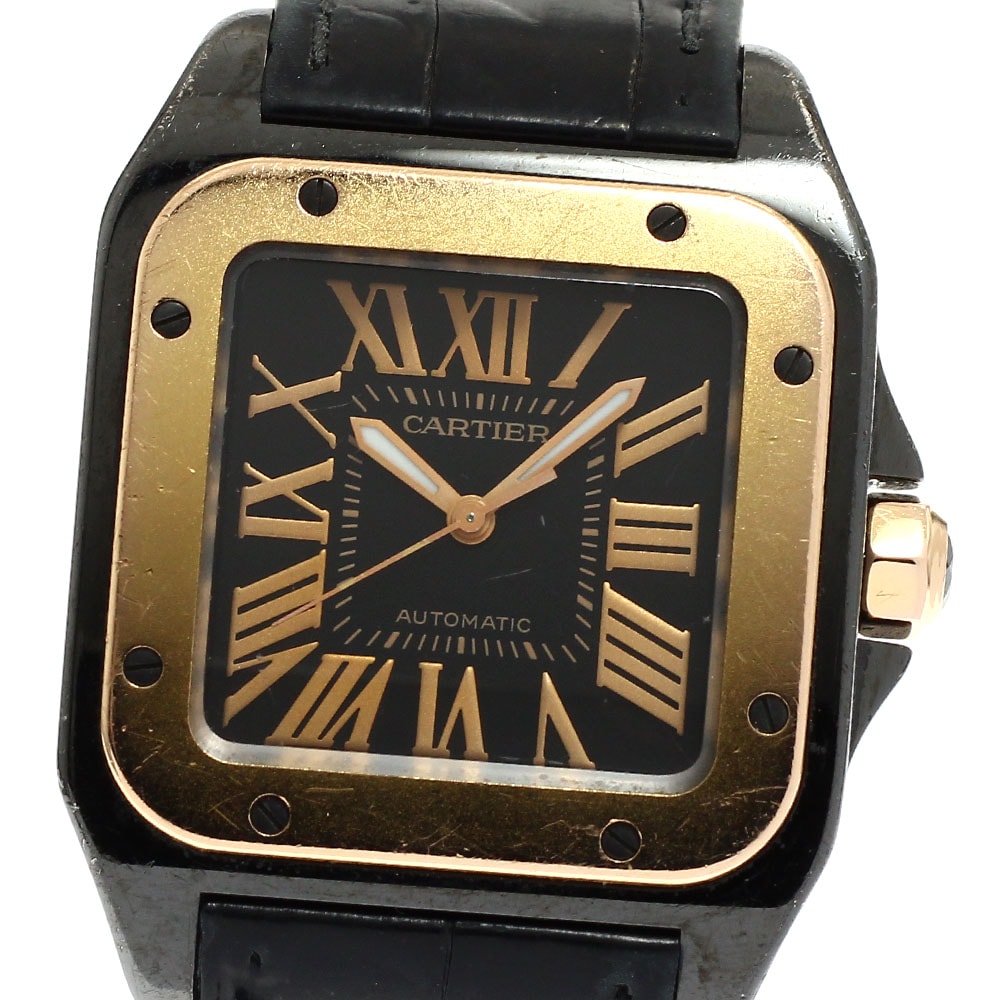 カルティエ サントス100 MM W2020007 ボーイズ 【中古】