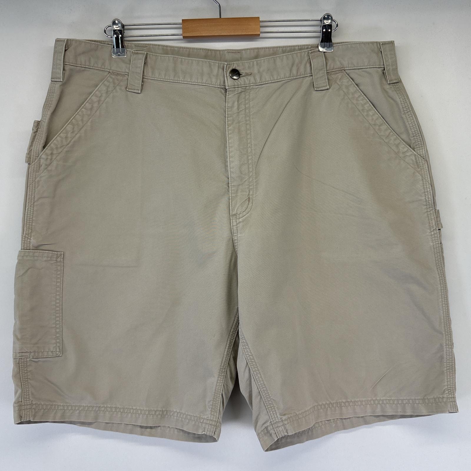 古着 カーハート Carhartt ショートパンツ ダック ペインター 半ズボン ハーフパンツ 短パン 大きいサイズ w42 アイボリー メンズ