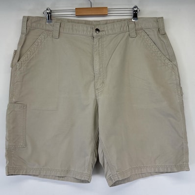 古着 カーハート Carhartt ショートパンツ ダック ペインター 半ズボン ハーフパンツ 短パン 大きいサイズ w42 アイボリー メンズ