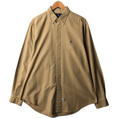 古着 ラルフローレン Ralph Lauren 長袖 ボタンダウンシャツ メンズXL相当/eaa584973