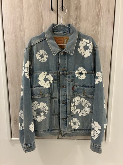 LEVI'S x Denim Tears Type-2 All Over Wreath "Light Wash"