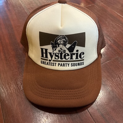 HYSTERIC GLAMOUR Guitar Girl Mesh Cap "Brown"