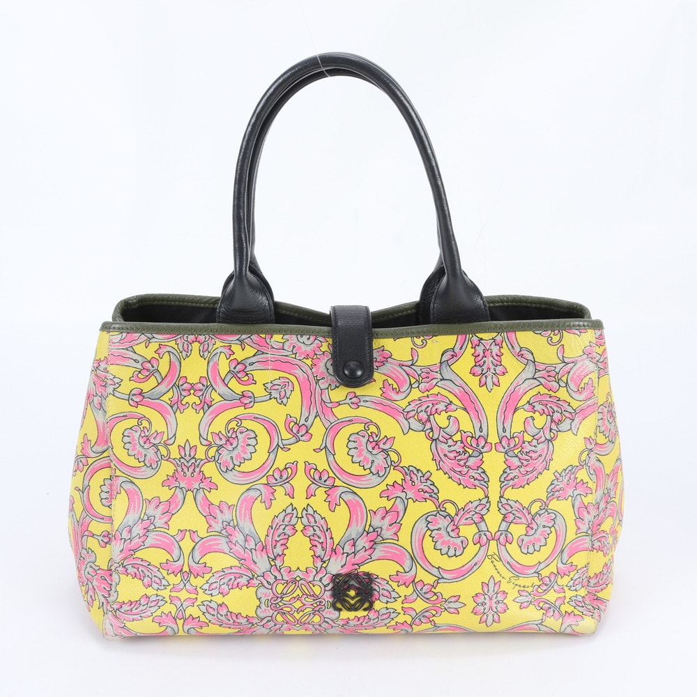 ■美品 ロエベ アナグラムバロッコトート バッグ レザー