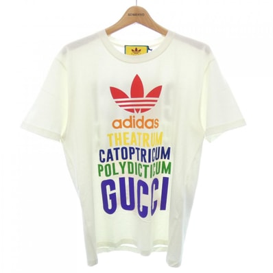 グッチ GUCCI ADIDAS コットンジャージーTシャツ 717422 XJEXJ Tシャツ