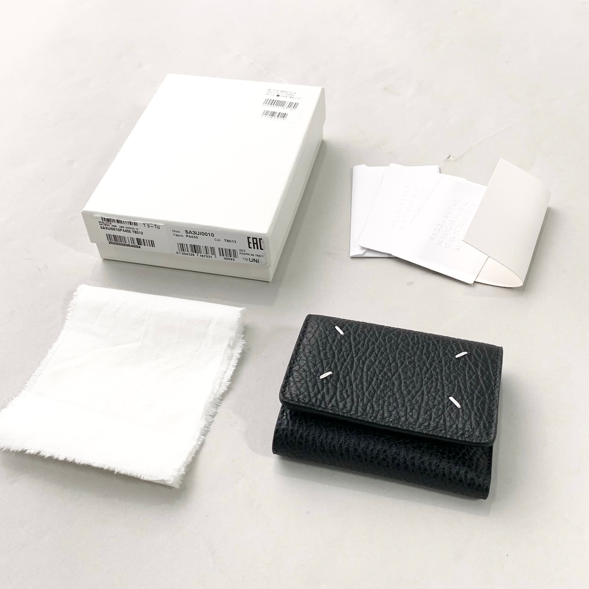 Maison Margiela Leather Envelope Wallet "Black"