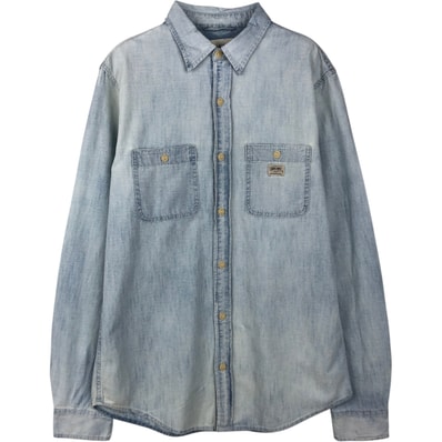 古着 ラルフローレン Ralph Lauren DENIM&SUPPLY デニム&サプライ 長袖 コットンシャツ メンズM相当/eaa642800