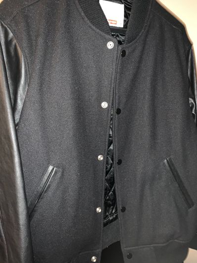 Supreme Motion Logo Varsity Jacket "Black"