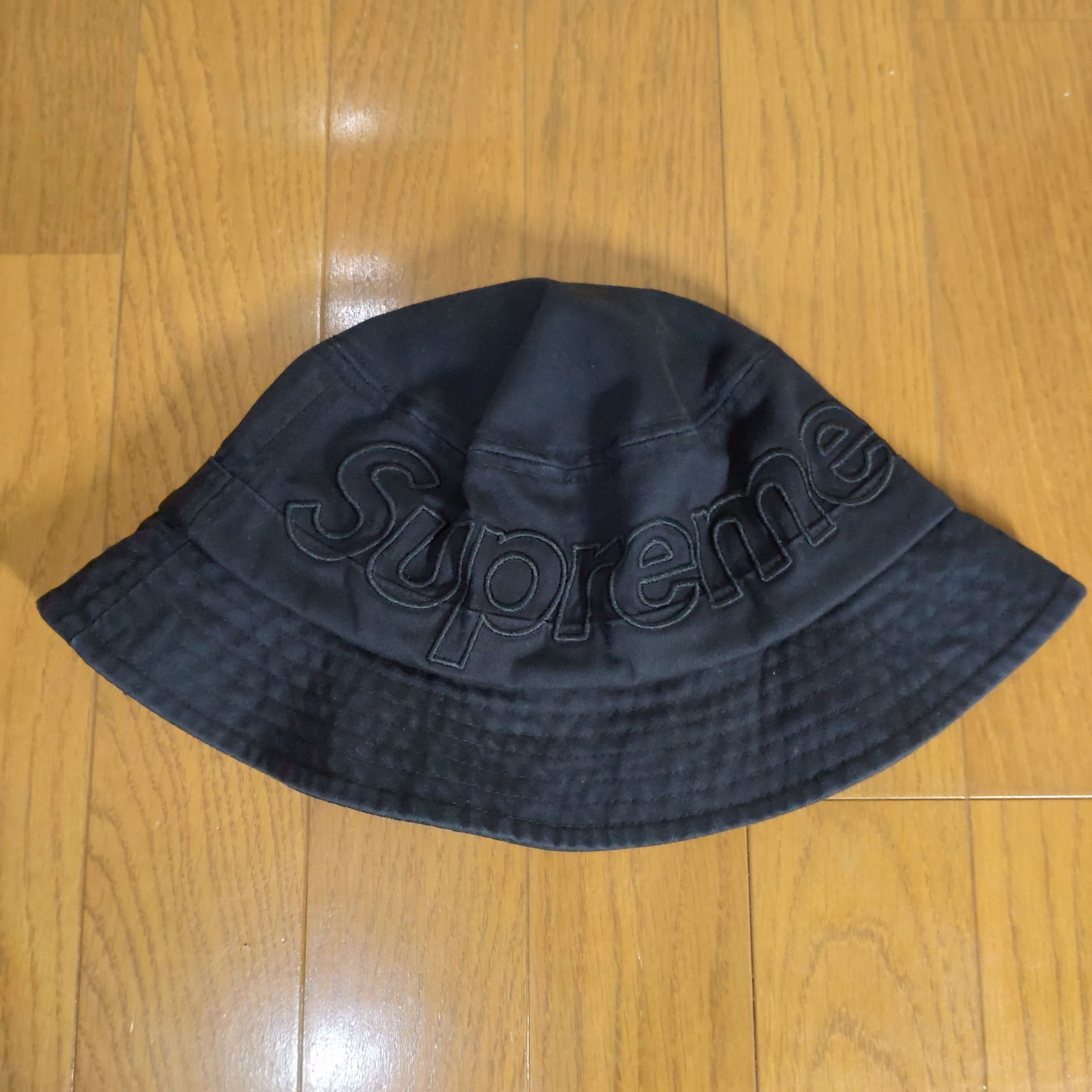 Supreme Outline Crusher 帽子 シュプリーム デニム（Supreme