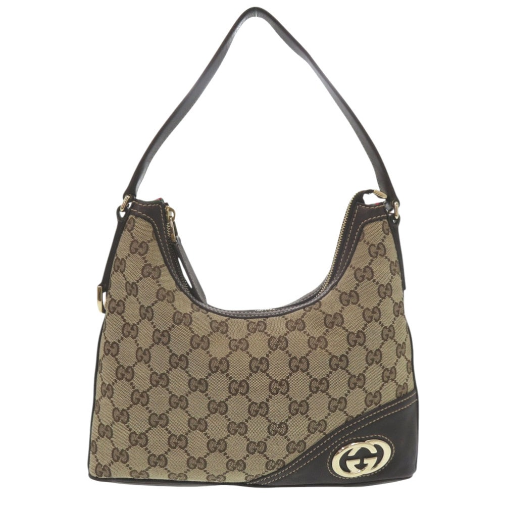 グッチ  ワンショルダー 182489  GGキャンバス レザー