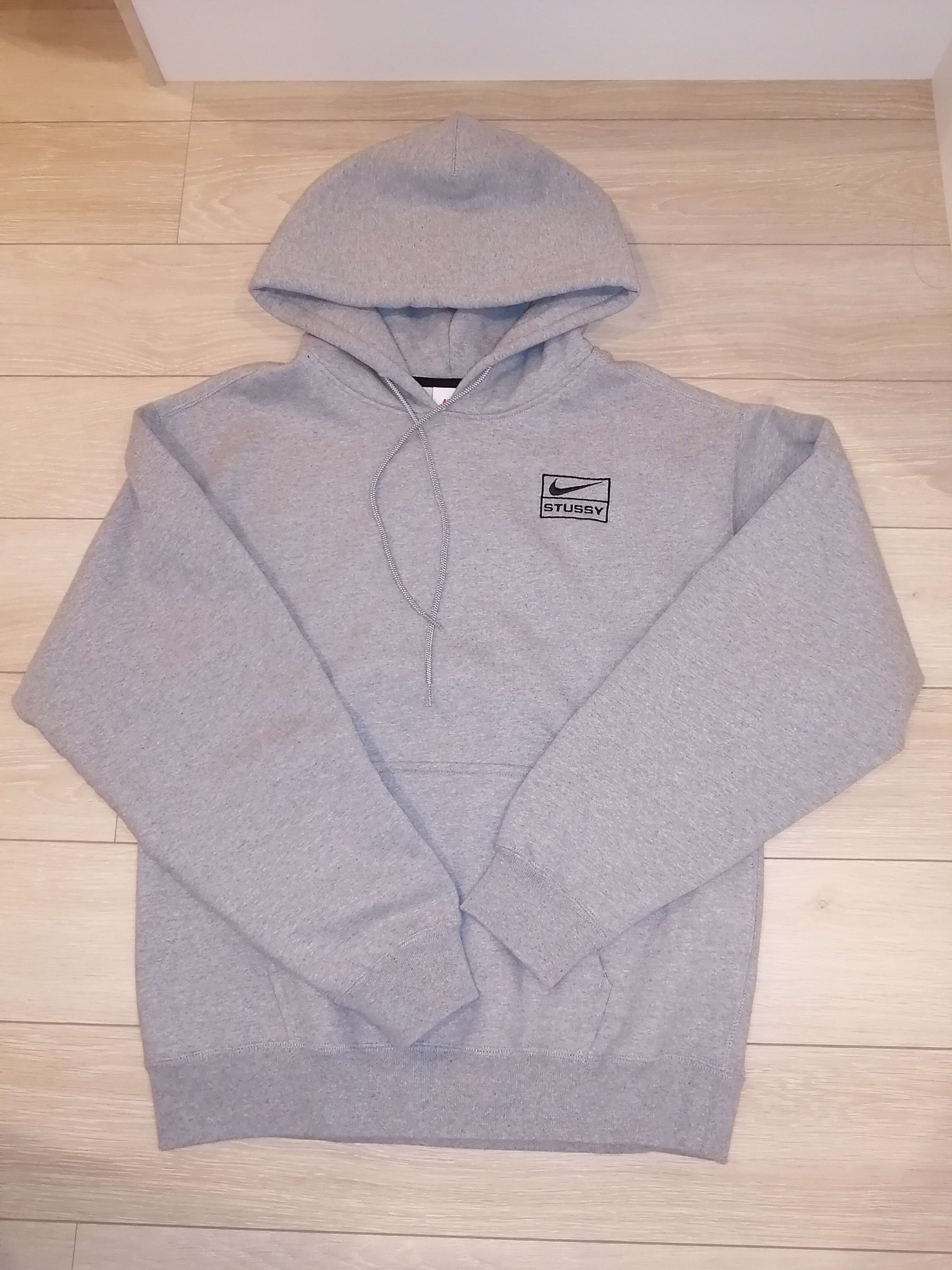 Stussy × Nike NRG Washed Hoodie (US Size) "Grey" DJ9488-063