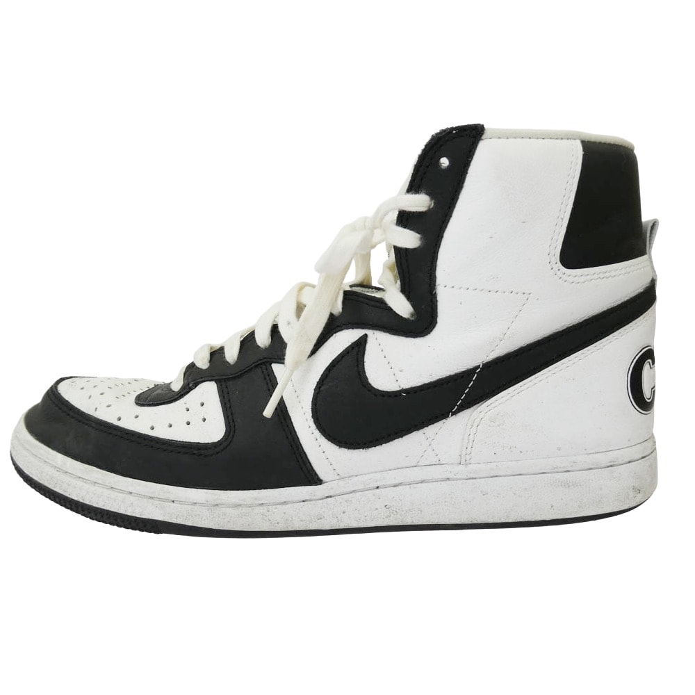 COMME des GARCONS HOMME PLUS コムデギャルソンオムプリュス スニーカー FD4159-101 Terminator High ターミネーター ハイ スニーカー ブラック系 ホワイト系 28cm【中古】