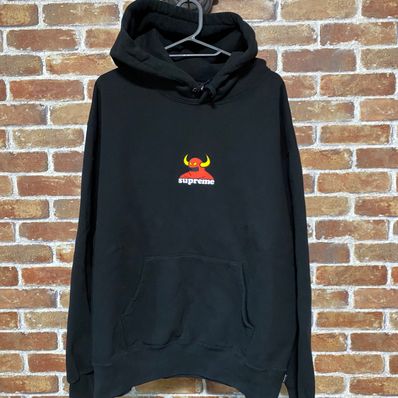 Supreme x Toy Machine Hooded Sweatshirt "Black"