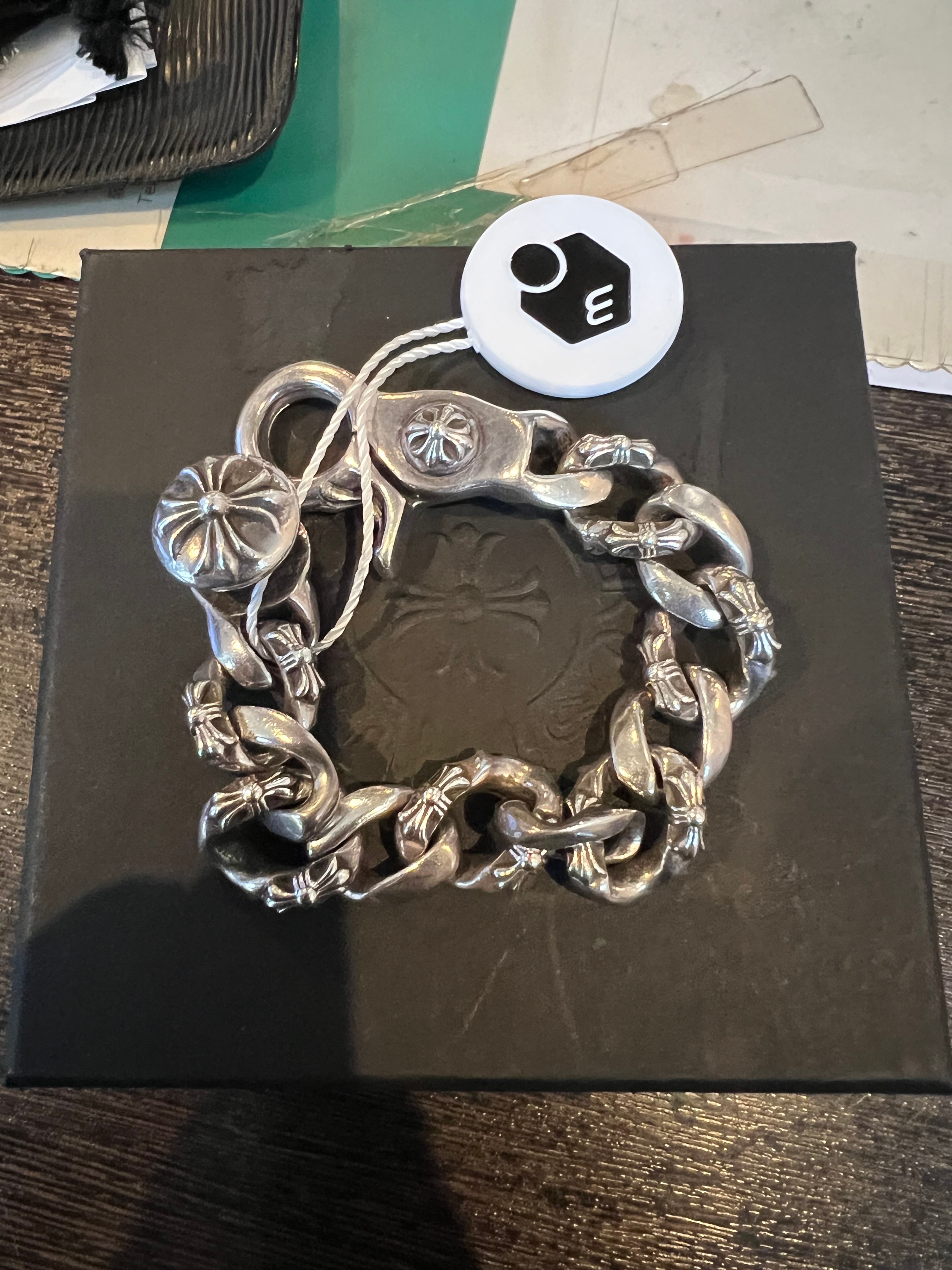 Chrome Hearts Fancy Chain Clip Bracelet "Silver"