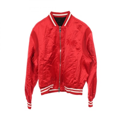 ディオール Dior DIOR × Shawn Stussy ブルゾン 衣料品 アウター ナイロン メンズ レッド系 183C435A5124 【中古】
