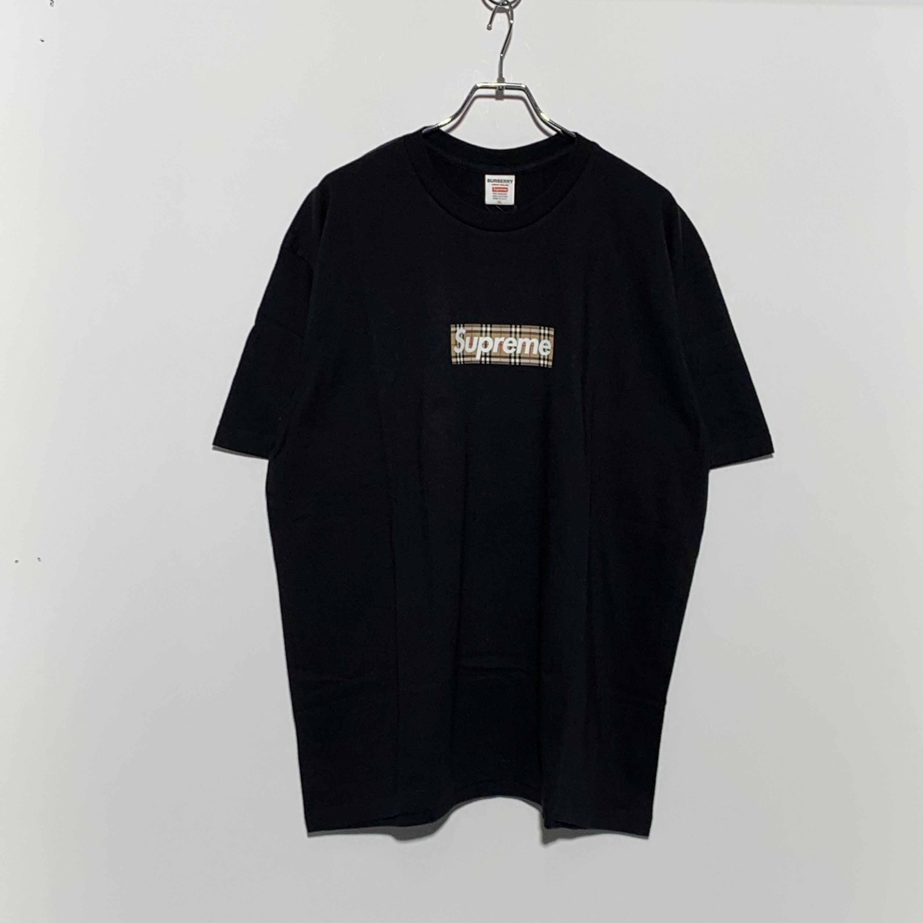 Supreme / Burberry Box Logo Tee "Black"