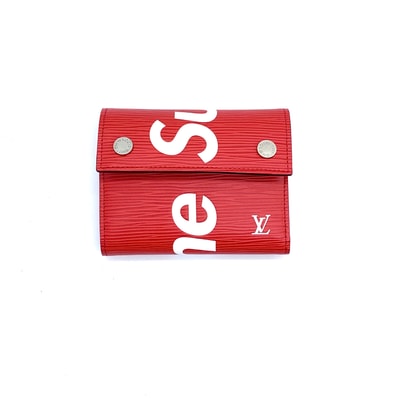 Louis Vuitton x Supreme Chain Wallet "Red"