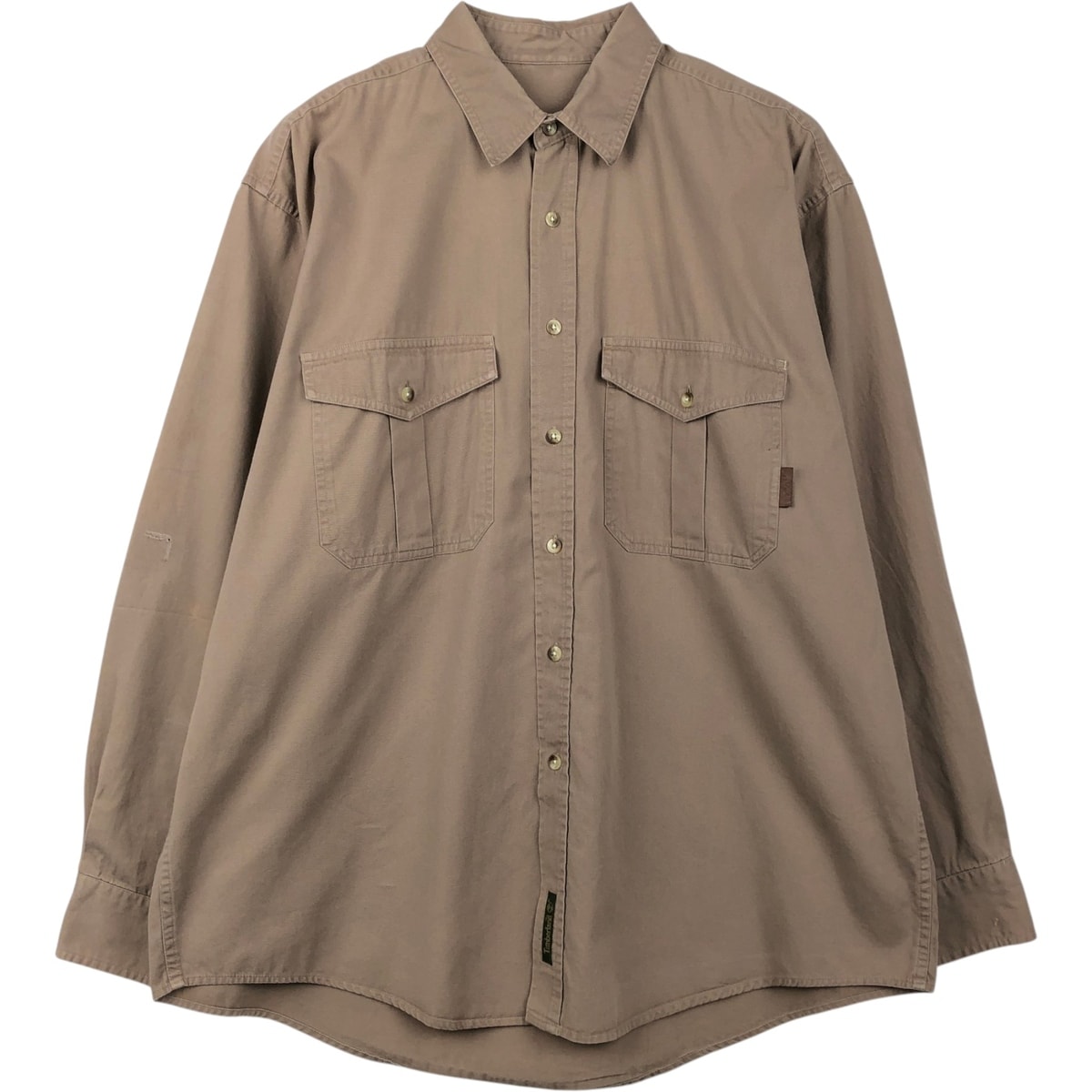 古着 ティンバーランド Timberland 長袖 コットンシャツ メンズM相当/eaa651966