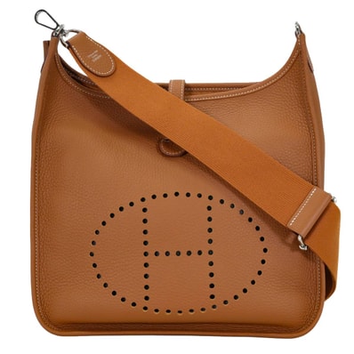HERMES エルメス ショルダーバッグ エヴリン(エブリン) 29 PM ゴールド トリヨンクレマンス シルバー金具 K刻印 新品未使用