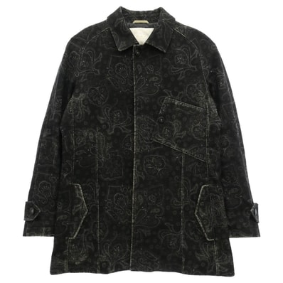 TATRAS タトラス 14AW MTA15A4304 ATELIER LINE アトリエライン ペイズリー ダウン コート ブラック系 03【中古】