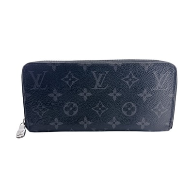 ルイヴィトン LOUIS VUITTON 長財布 モノグラム エクリプス ジッピーウォレット ホリゾンタル ラウンドファスナー M11611 ブラック