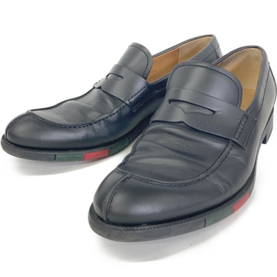 グッチ 295117 ウェブソール レザーコインローファー 6