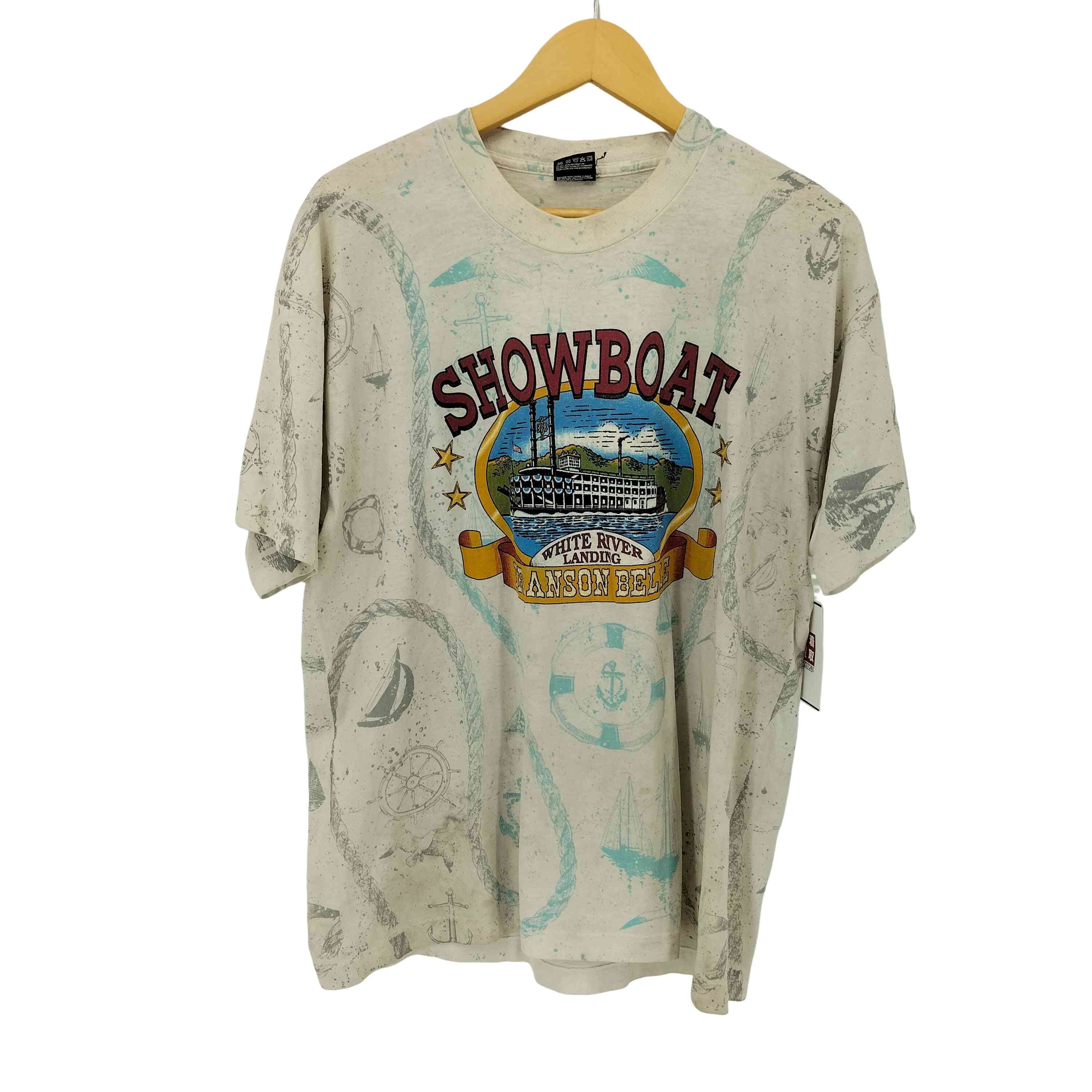 90S USA製 BEST オールオーバープリント Tシャツ【1137701500887】