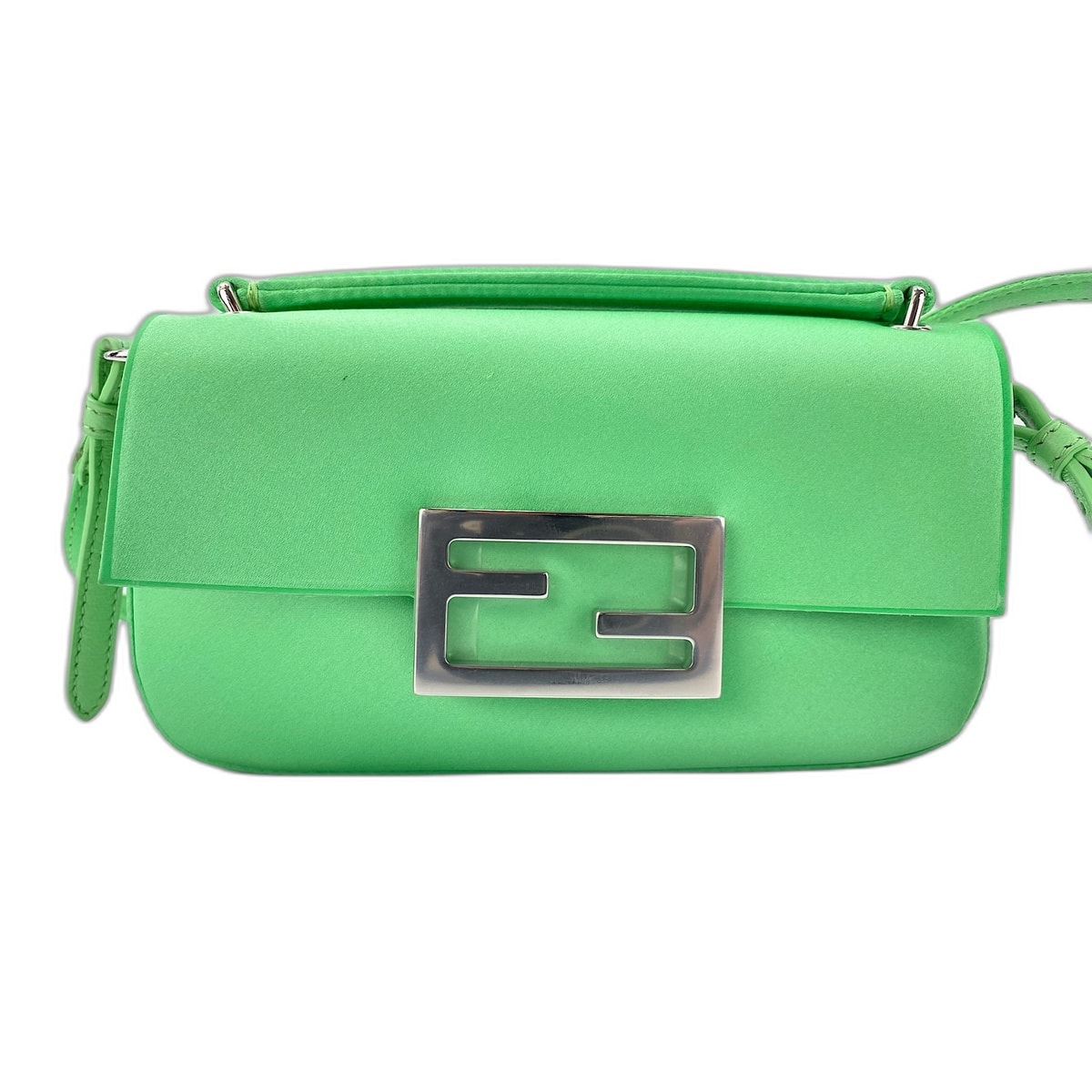 フェンディ FENDI マンマバケット ショルダーバッグ シルク【中古】