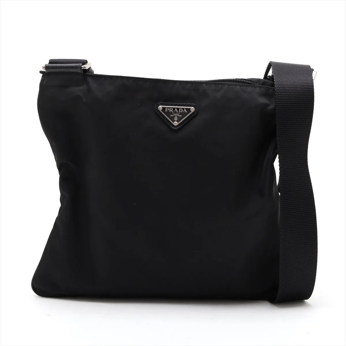 ■美品 プラダ テスート ナイロントライアングルロゴショルダーバッグ