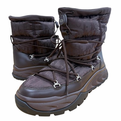 未使用品 ディオール オム ブーツ ダークブラウン メンズ 41