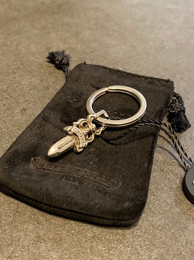 Chrome Hearts # 5 Dagger Key Ring "Silver"