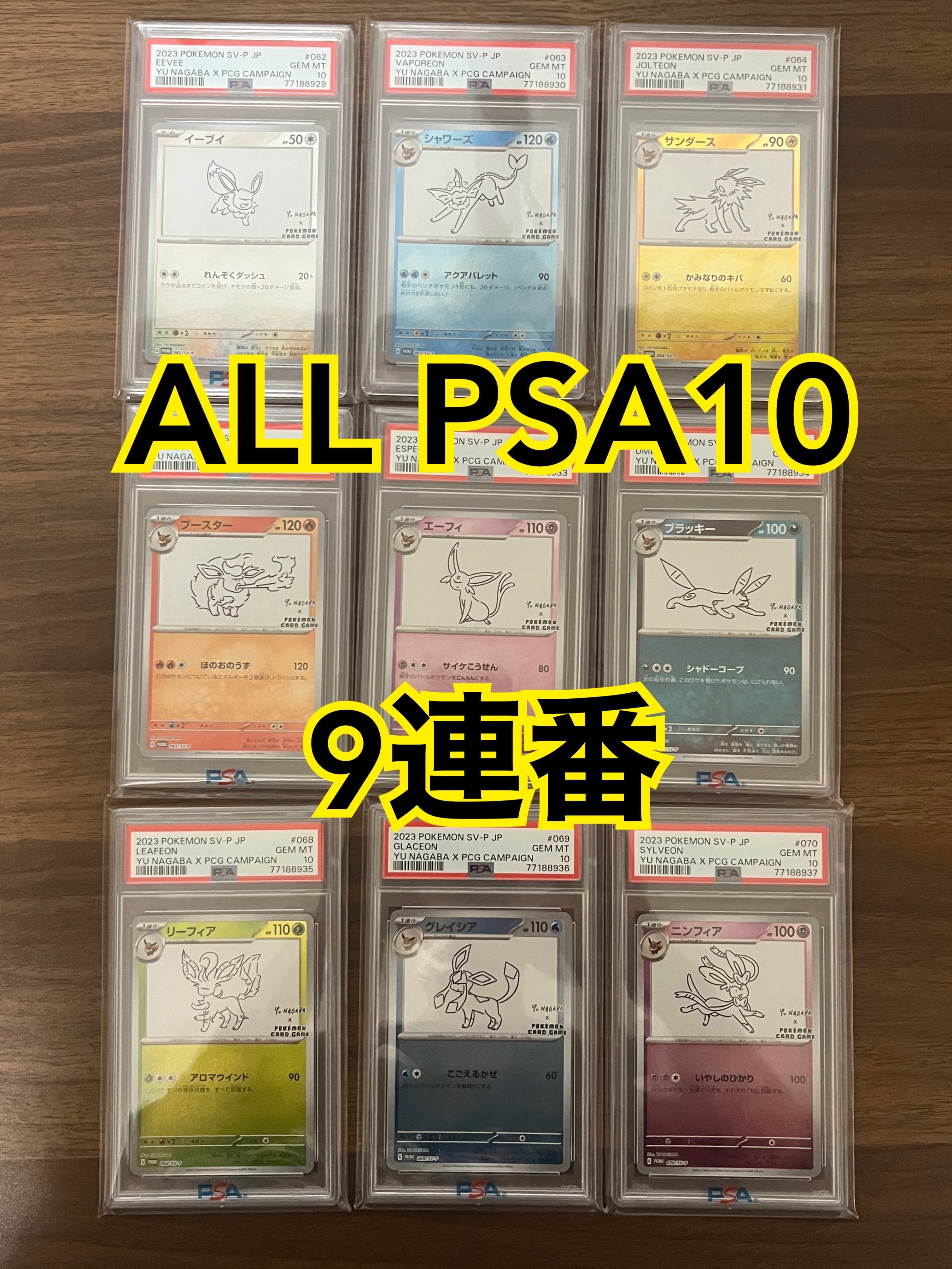 ポケモンカードゲーム YU NAGABA × ポケモンカードゲーム イーブイズ 全種セット: プロモ [SV-P ](「YU NAGABA×ポケモンカードゲーム」プロモーションカード「SV-P」)
