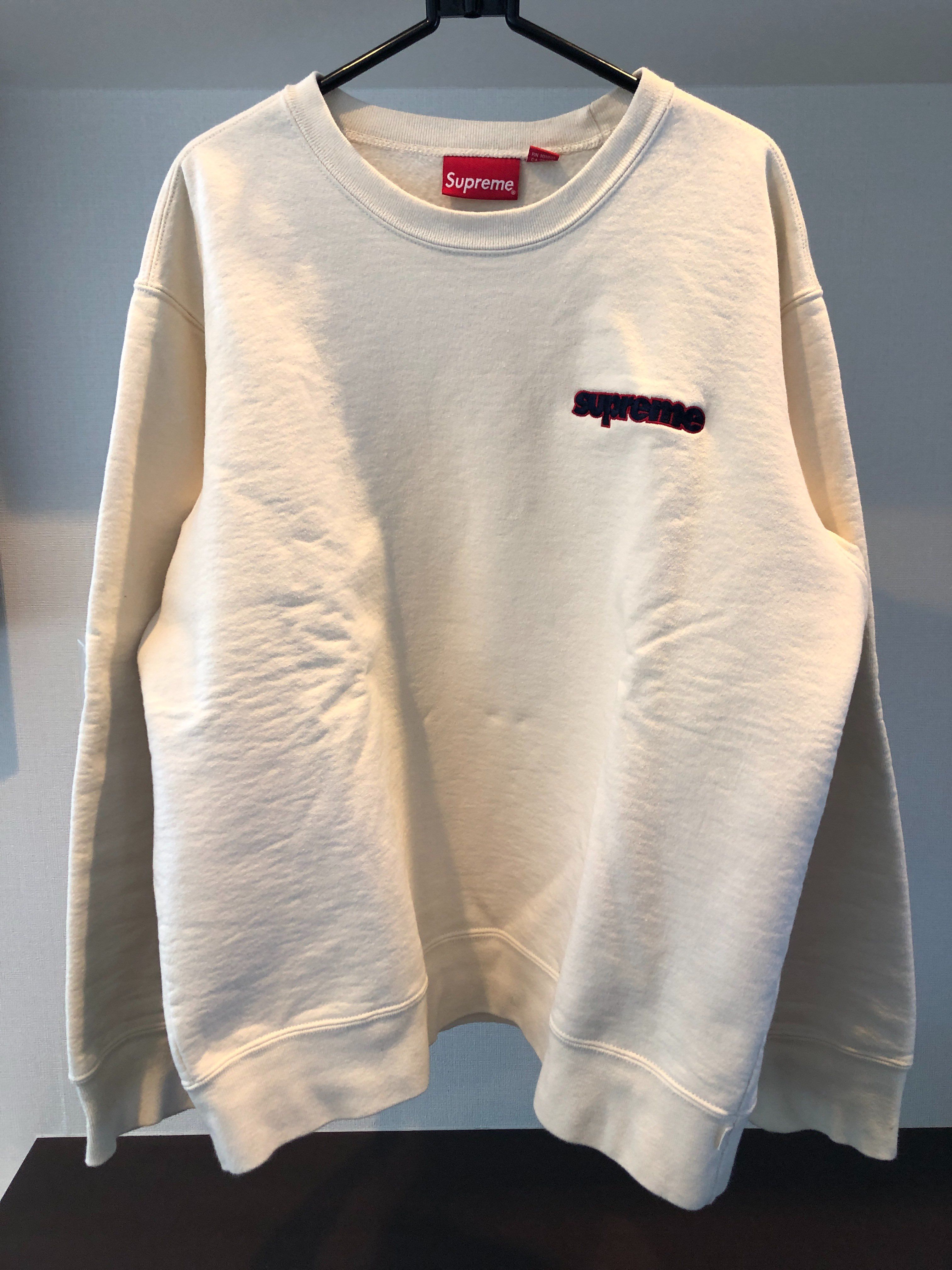 supreme Connect Crewneck Sweatshirt 白
