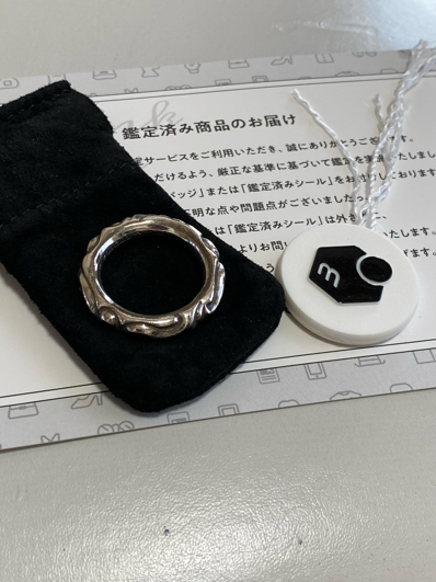 Chrome Hearts Scroll Band Ring "Silver"