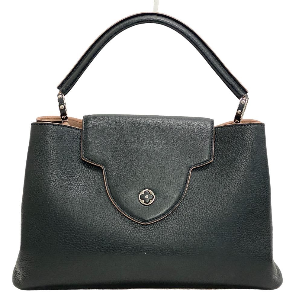ルイヴィトン LOUIS VUITTON ハンドバッグ カプシーヌMM ブラック