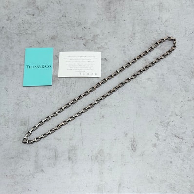 Tiffany & Co. Tナローチェーン ネックレス ティファニー