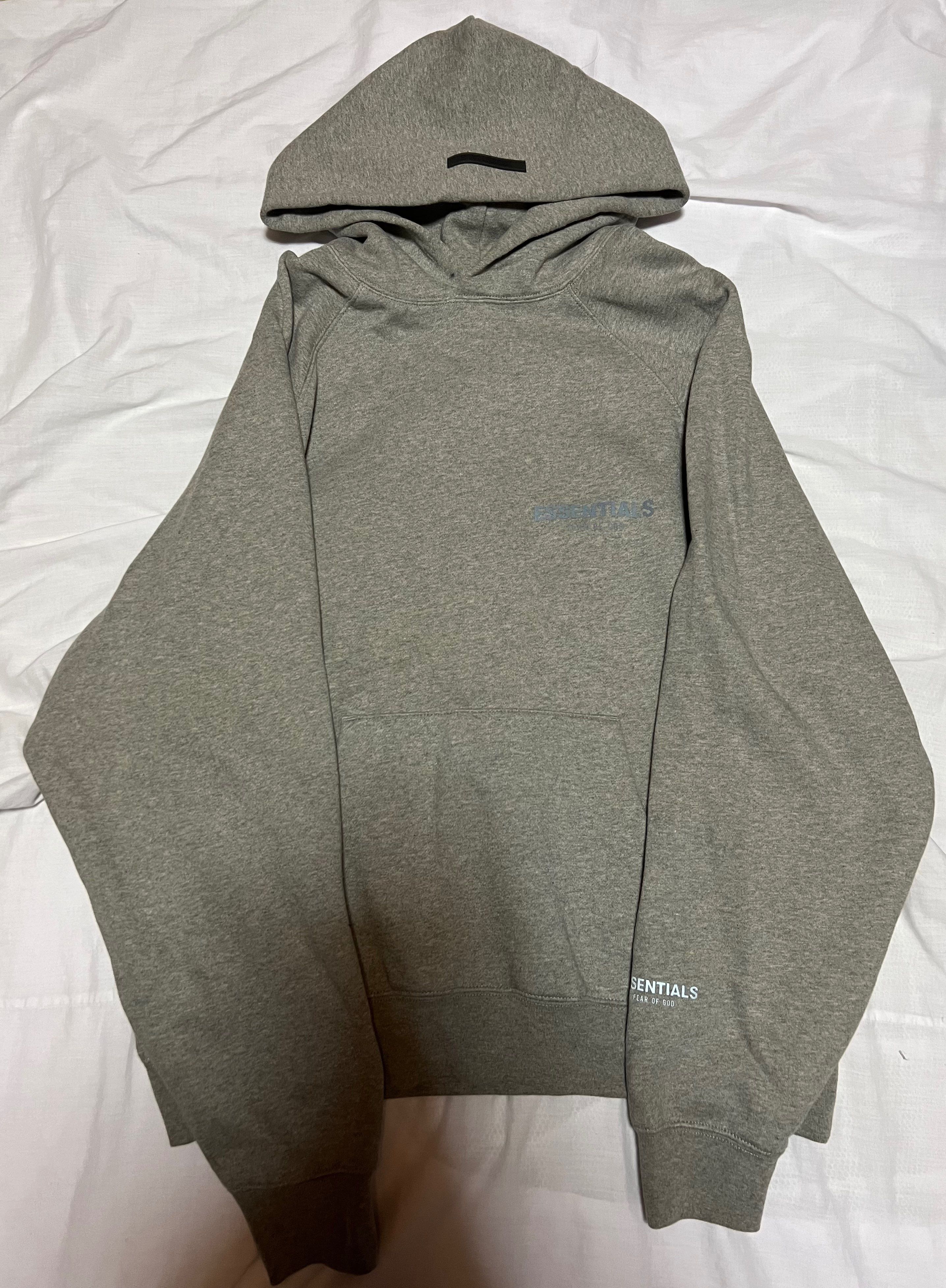 FEAR OF GOD ESSENTIALS PULLOVER HOODIE "Dark Heather Oatmeal"