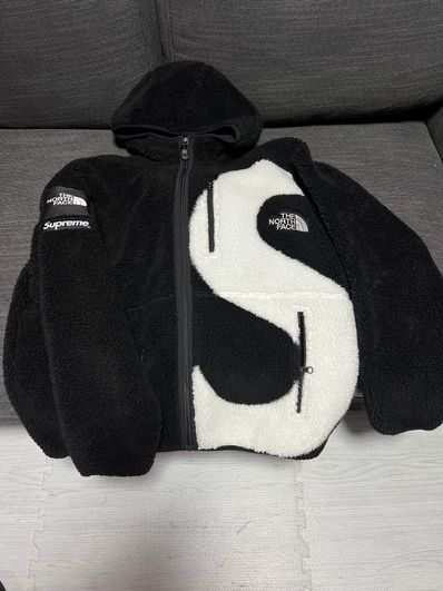 Supreme x The North Face S Logo Hooded Fleece Jacket "Black"