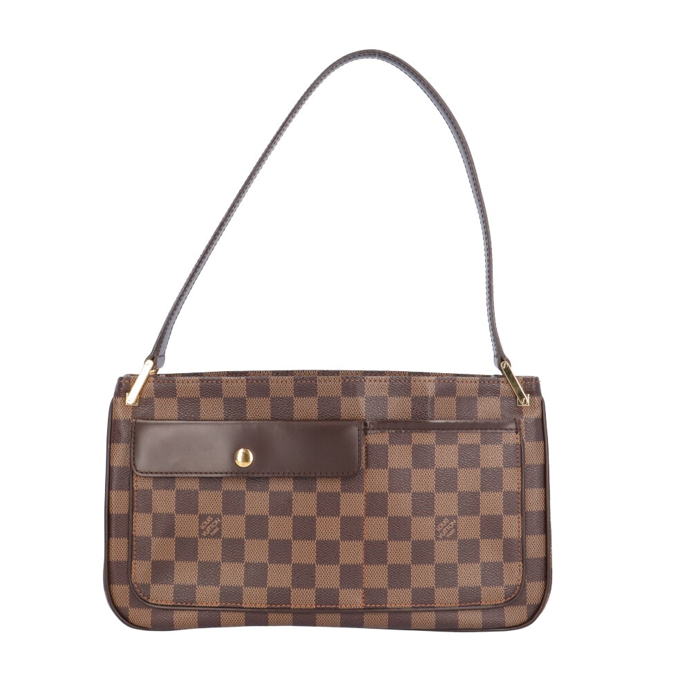 ルイヴィトン オーバーニュ ダミエ ショルダーバッグ ダミエキャンバス N51129 ブラウン レディース LOUIS VUITTON 中古