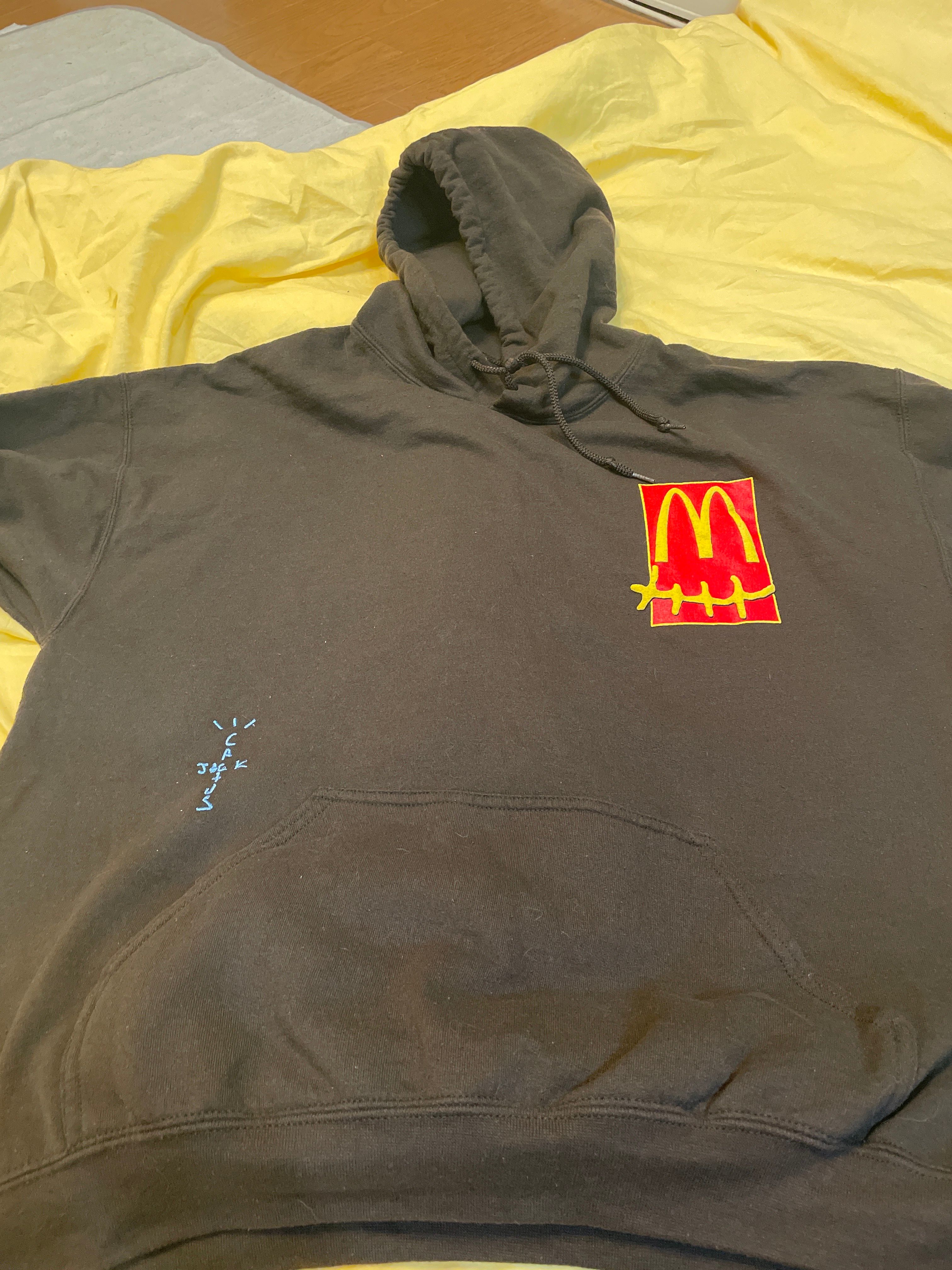 Travis Scott Cactus Jack x McDonald's Cactus Pack Sticker Hoodie "Brown"