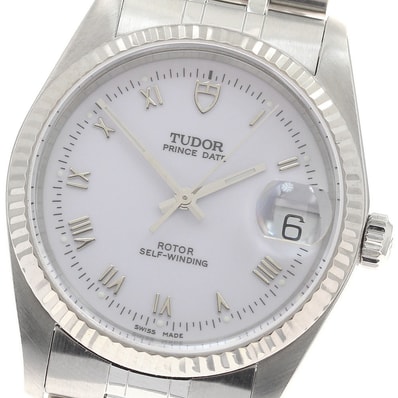 チュードル プリンスデイト WGベゼル 74034 メンズ 【中古】