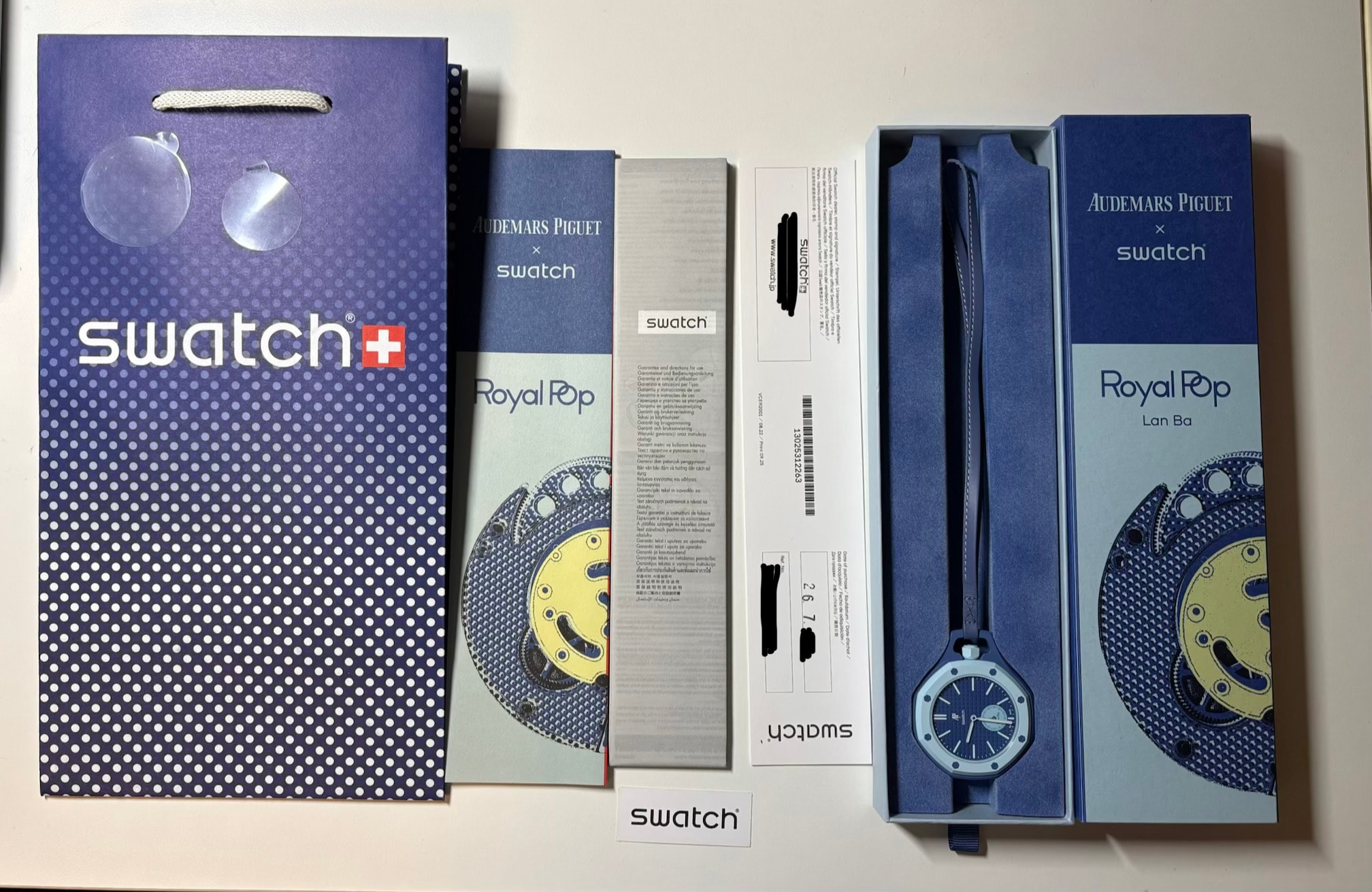 Swatch x Audemars Piguet Royal Pop Lan Ba "Blue"