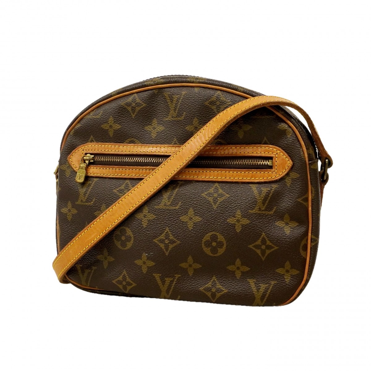 【6db1206】ルイヴィトン ショルダーバッグ モノグラム サンリス M51222 ブラウン【中古】レディース