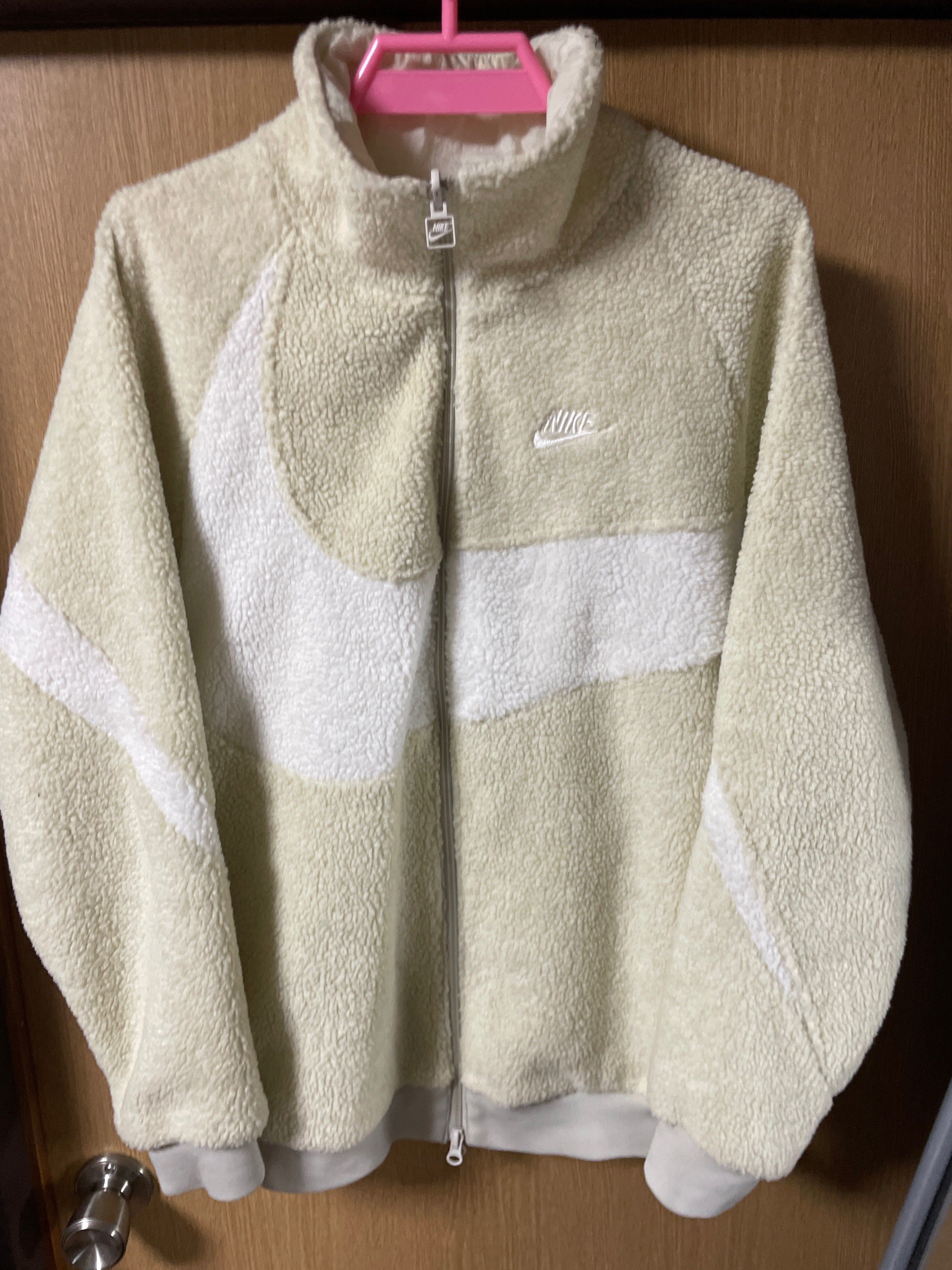 Nike Big Swoosh Boa Jacket "Light Bone/Sail"
