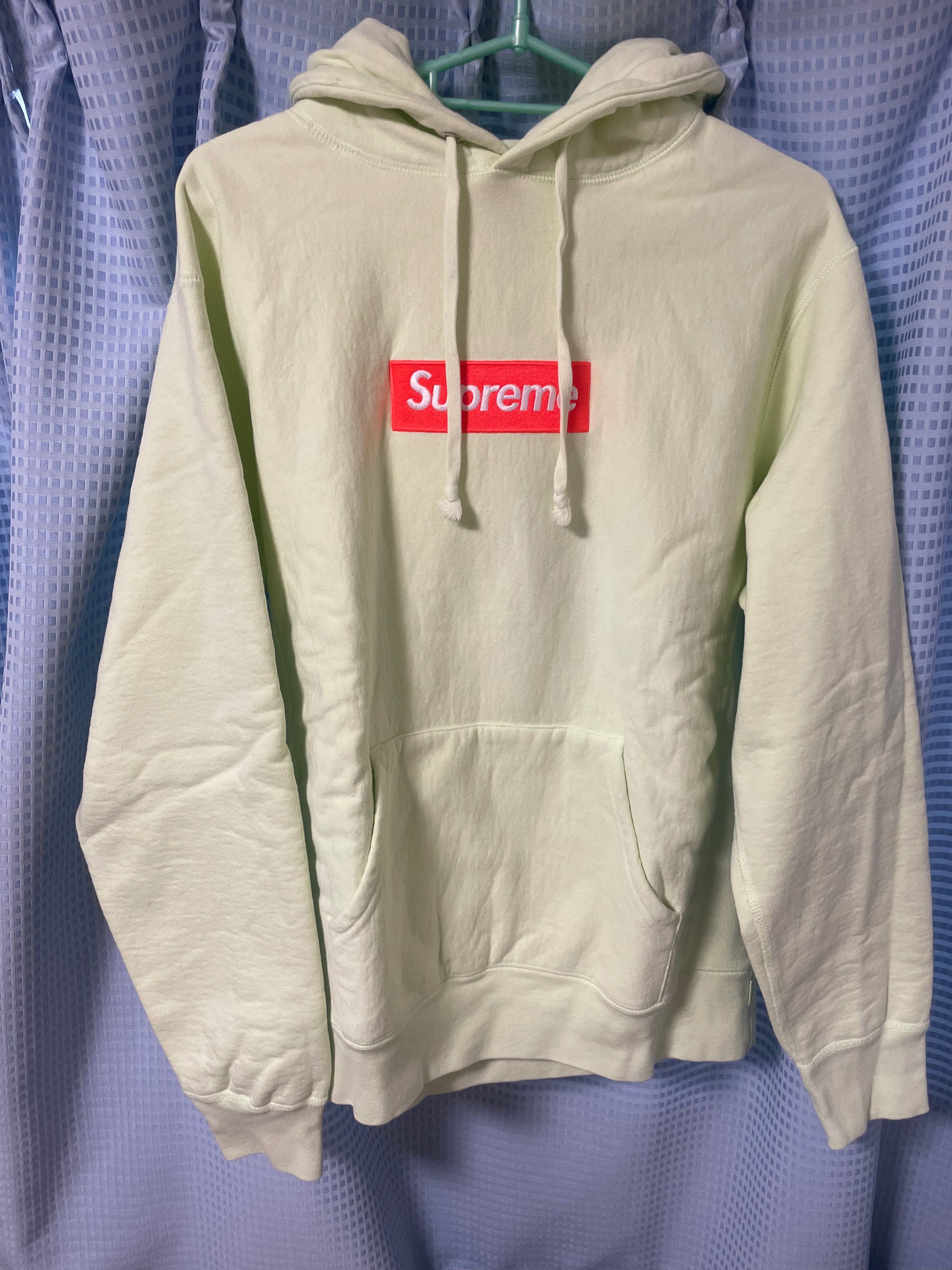Supreme Box Logo Hooded Sweatshirt "Pale Lime" (17FW)