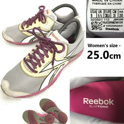 リーボック/Reebok★SLIM TONE/ランニングシューズ/スニーカー【size:25.0/グレー/gray】sneakers/Shoes/trainers◆bA-084
