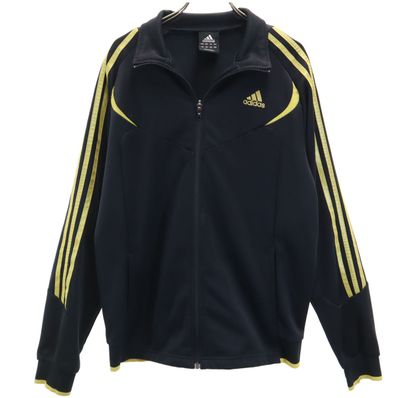 adidas アディダス 長袖 トラックジャケット L ブラック ジャージ
