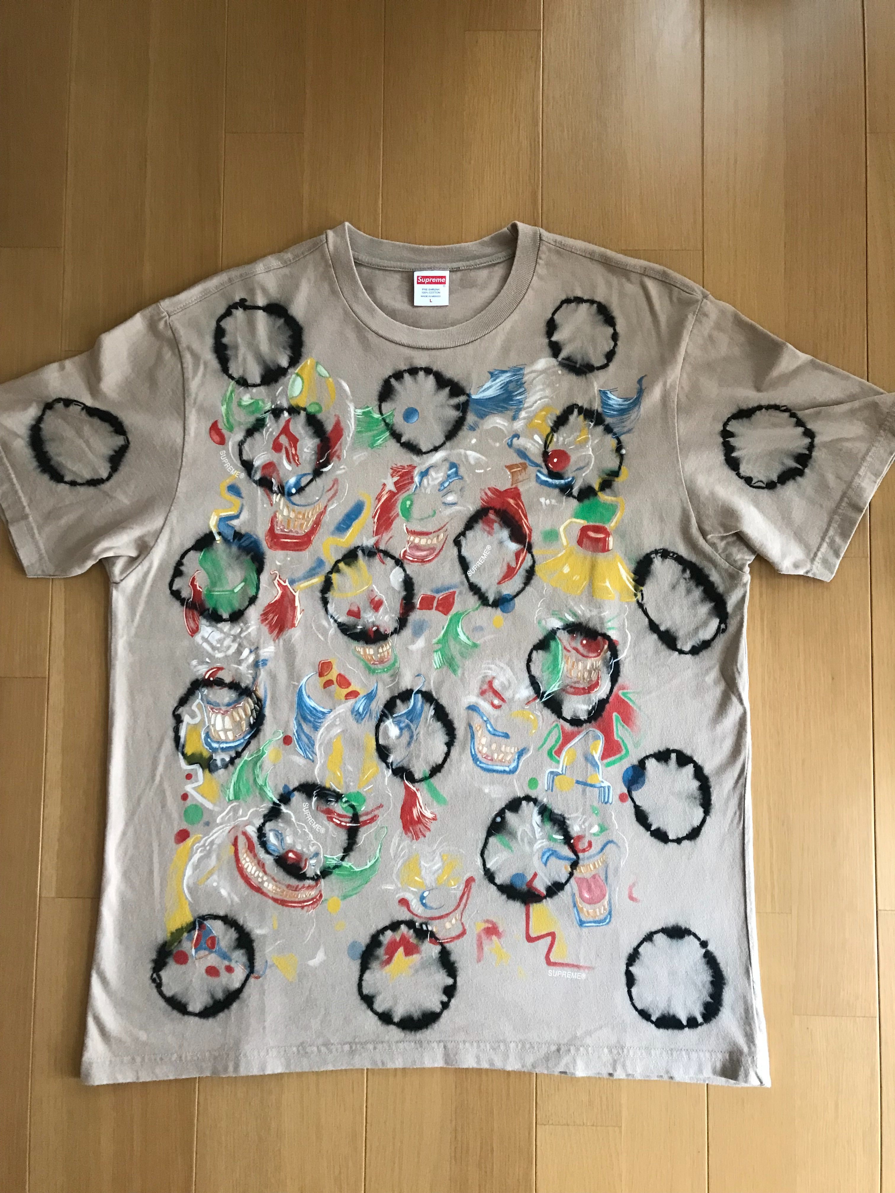 Supreme Clowns Tee "Bleached Black"