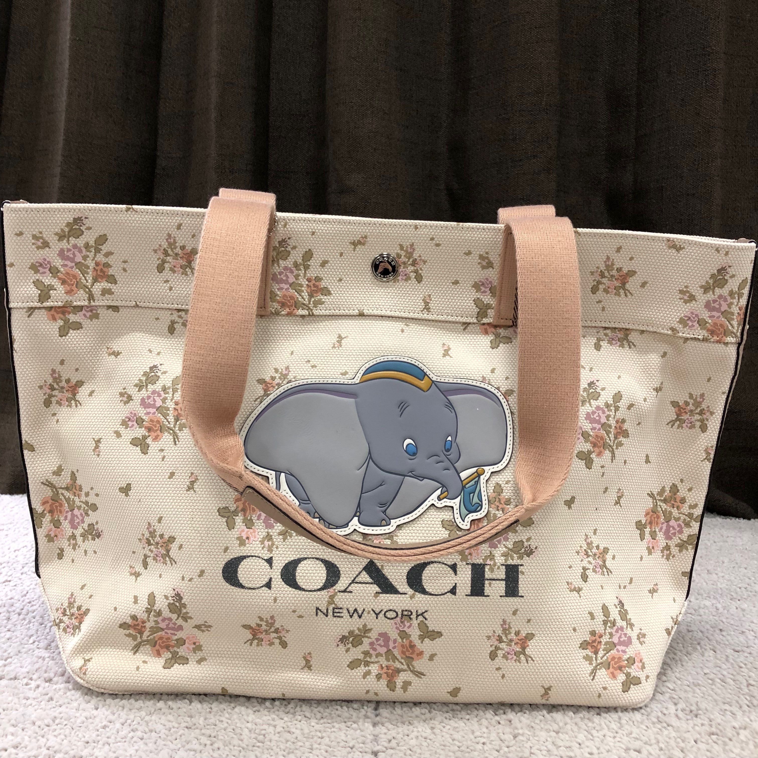 Coach Dumbo Canvas Tote Bag